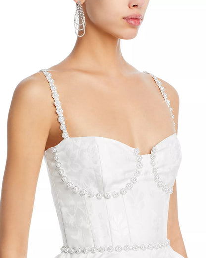 Luciana Embellished Mini Dress
