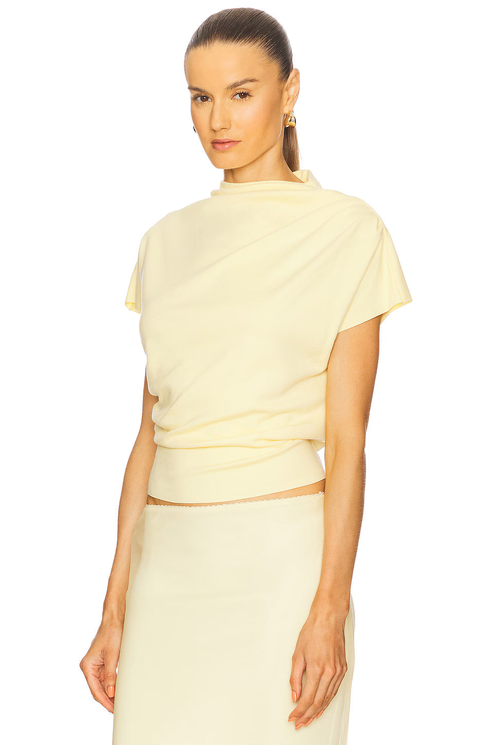 Solea Draped Waist Crop Top