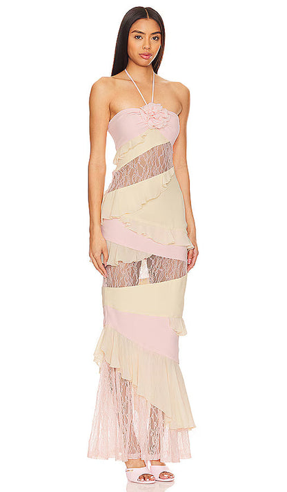 Blush Petal Dream Maxi Dress