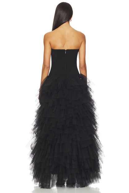 Velvet Night Tulle Gown