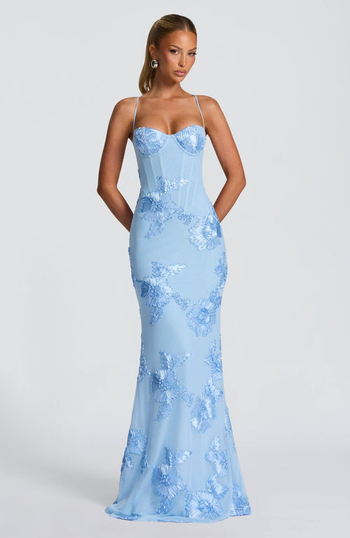 Blue Seraphina Mermaid Gown